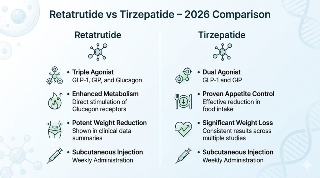 Retatrutide vs Tirzepatide